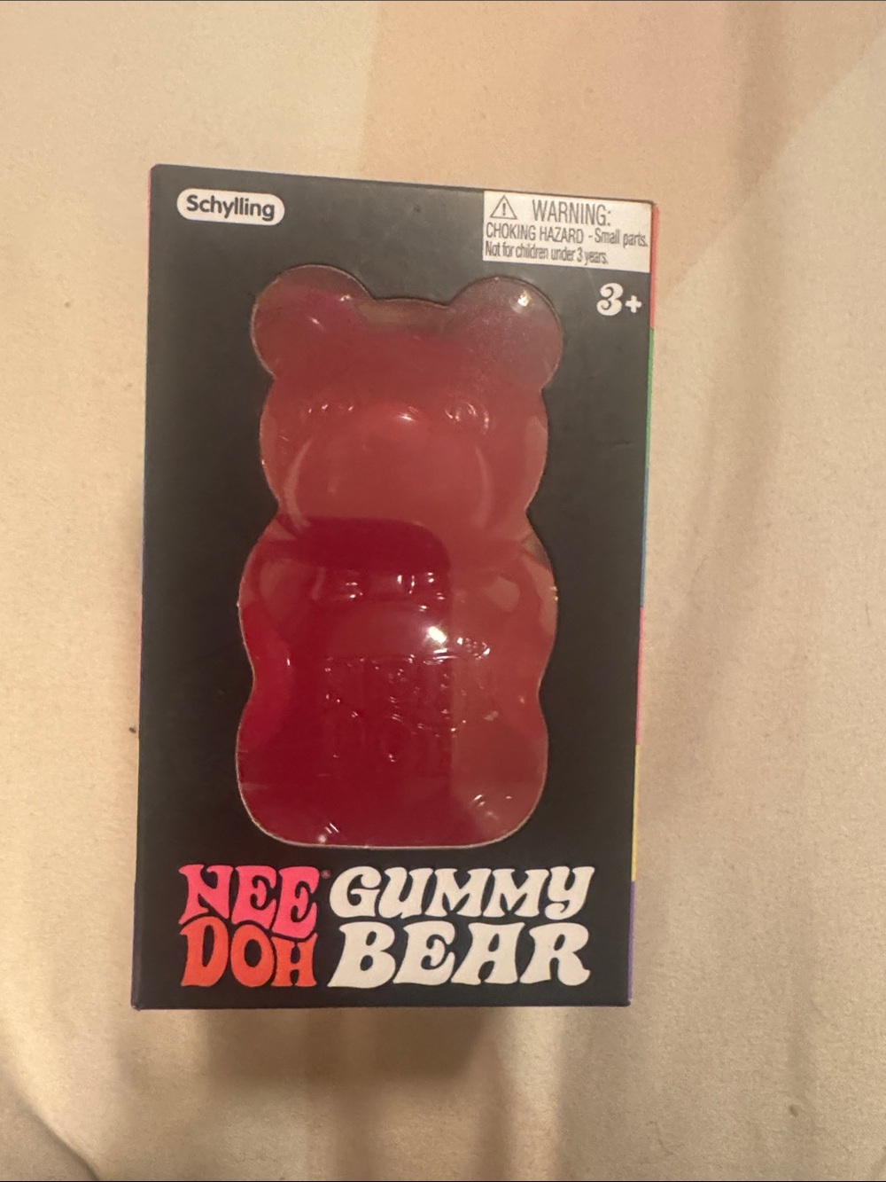 Nee Doh Gummy Bear Kids Toy - pink
